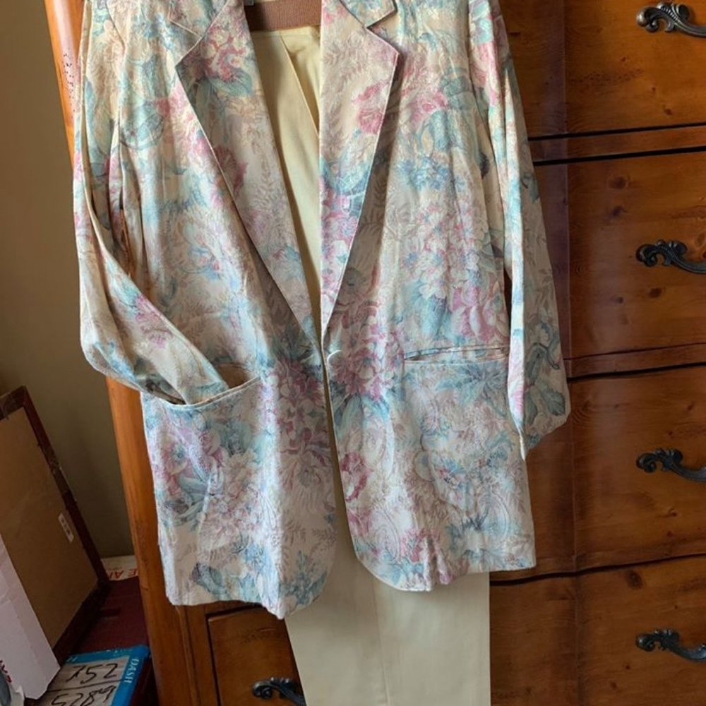 Michael K. & Company™ jacquard suit jacket & pants